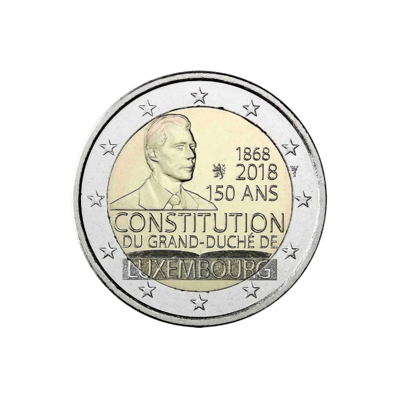 Luxemburgo 2018 – Constituição de Luxemburgo – 2€ 