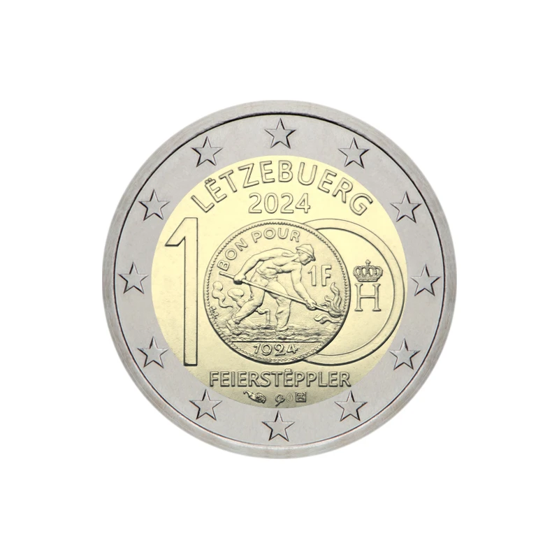 Luxemburgo 2024 – Moeda “Feierstëppler” – 2€ 