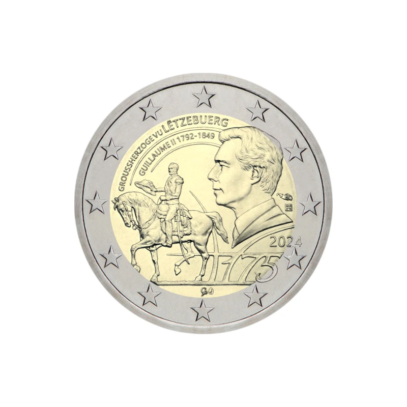 Luxemburgo 2024 – Grão-Duque Guilherme II – 2€