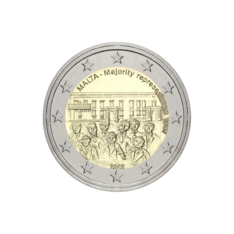 Malta 2012 – Representação da Maioria – 2€ 