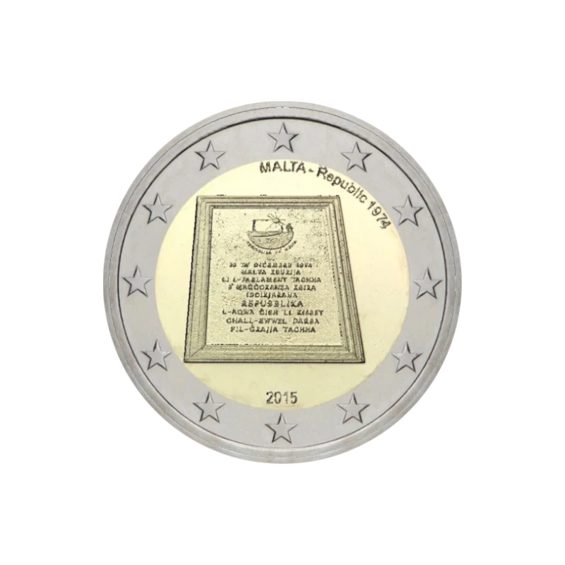 Malta 2015 – Republica 1974 – 2€    