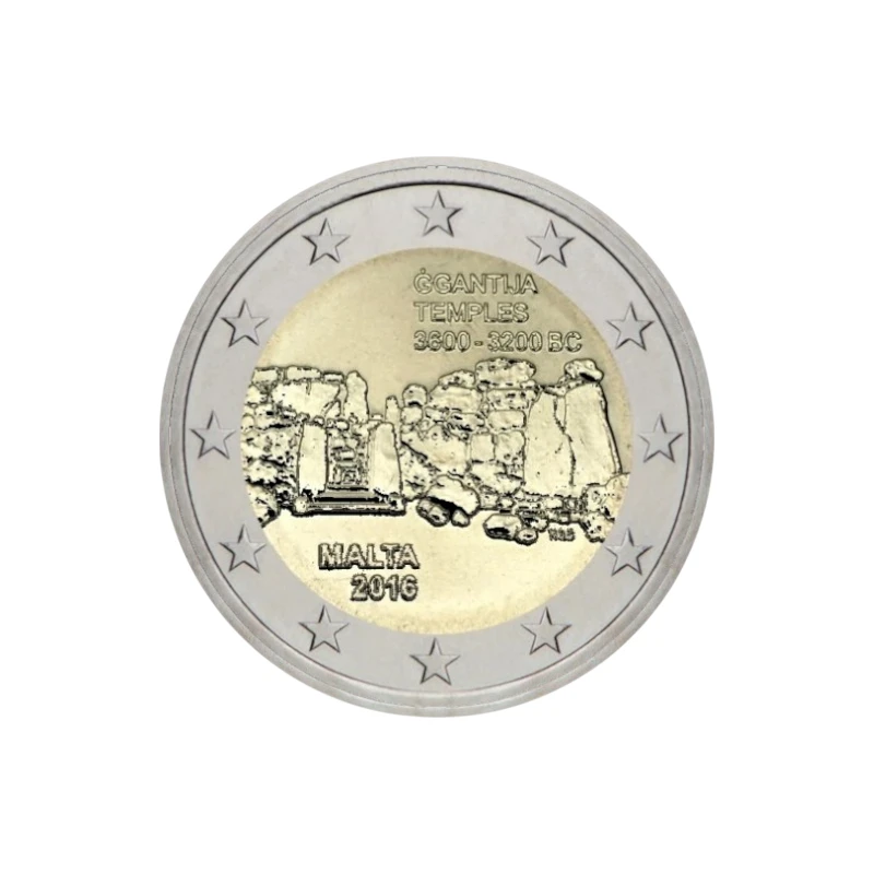 Malta 2016 – Templos de Ggantija – 2€ 