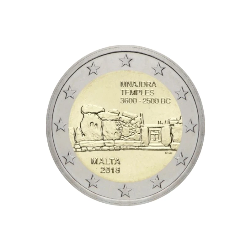 Malta 2018 – Templos de Mnajdra – 2€  