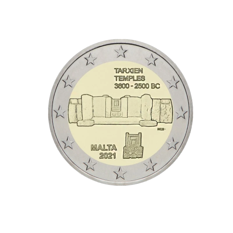Malta 2021 – Templos de Tarxien – 2€ 