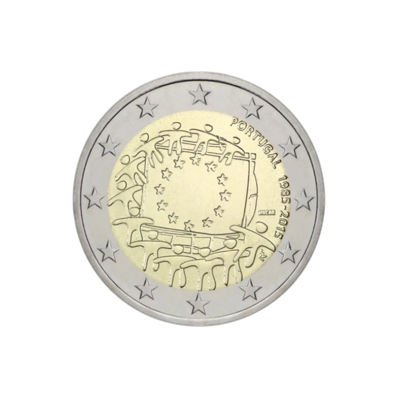 Portugal 2015 – Bandeira UE – 2€