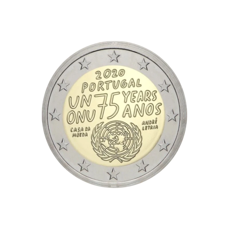 Portugal 2020 – Naçoes Unidas – 2€ UNC  