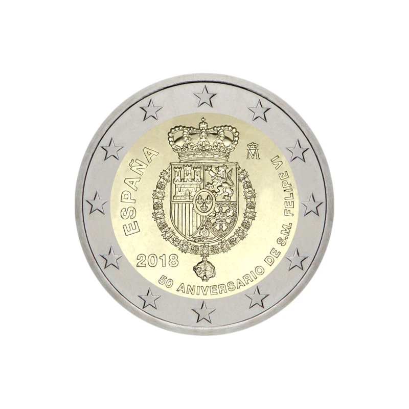 Espanha 2018 – Rei Felipe VI – 2€