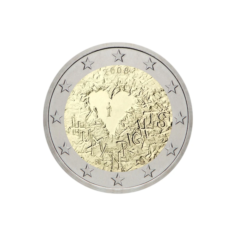 Finlândia 2008 – Direitos Humanos – 2€ 