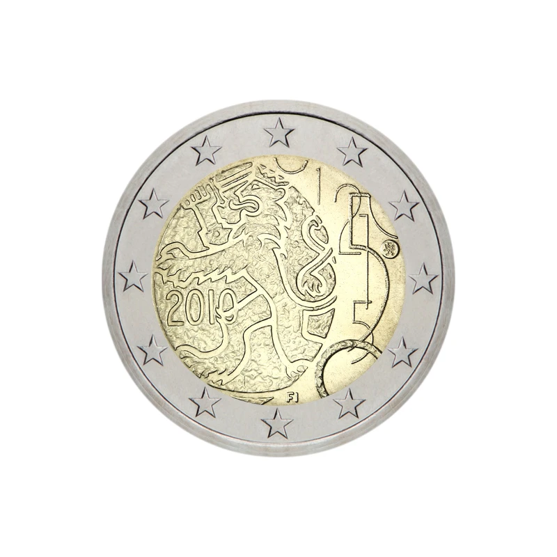 Finlândia 2010 – Moeda Finlandesa – 2€