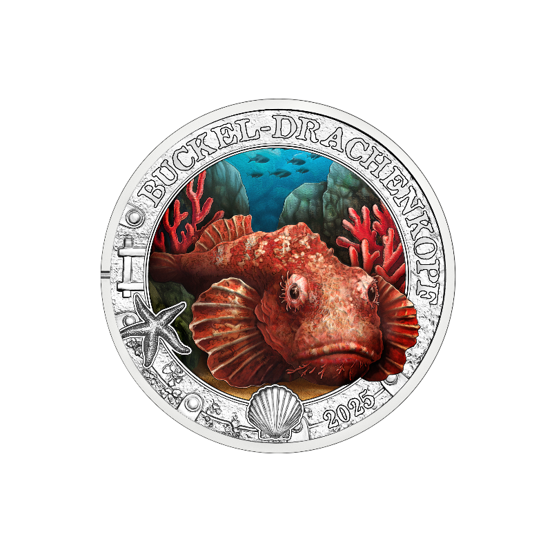 Áustria 2025 - Devil Scorpionfish - 3€ 