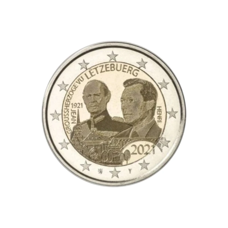 Luxemburgo 2021 – Nascimento Grão-Duque Jean – (Foto) - 2€