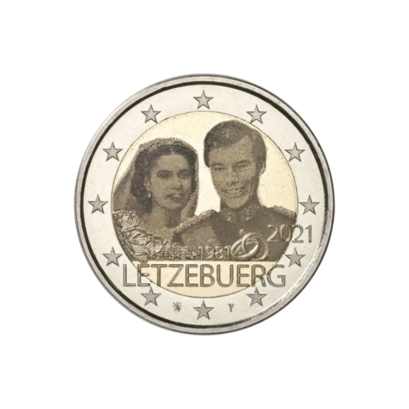 Luxemburgo 2021 – Casamento Grão-Duque Henri (Foto) – 2€ 