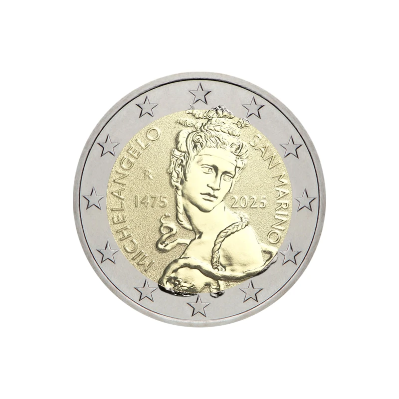 San Marino 2025 – Michelangelo – 2€