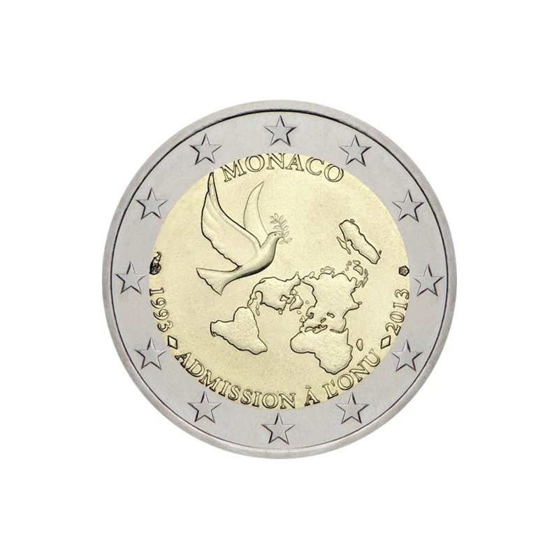 Monaco 2013 – Adesão ONU – 2€