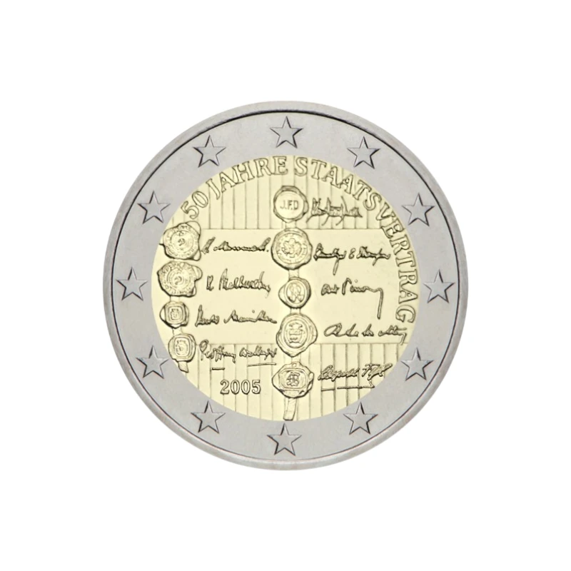 Áustria 2005 - Tratado Austríaco 2€ 