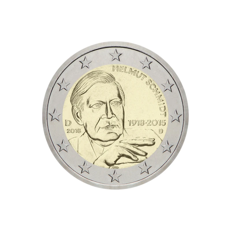Alemanha 2018 – Helmut Schmidt – 2€