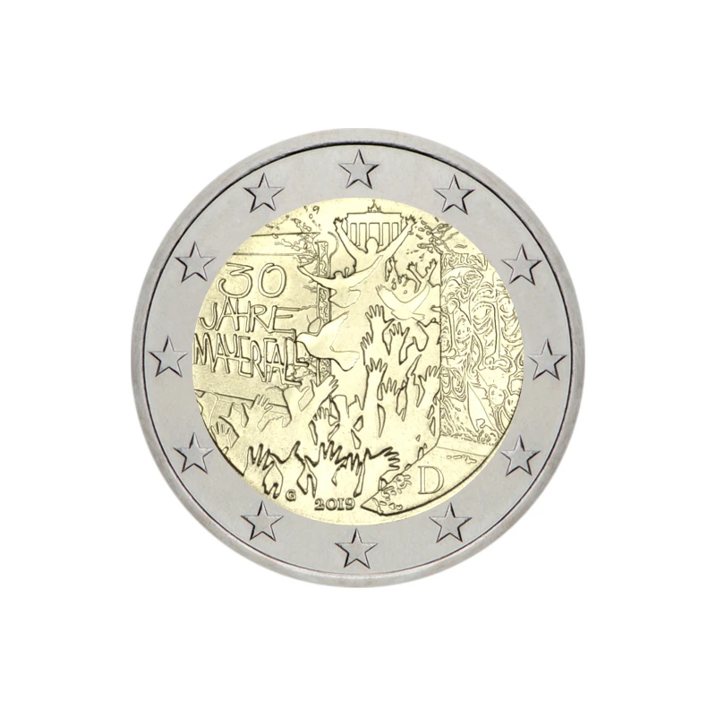 Alemanha 2019 – Muro de Berlim – 2€ 