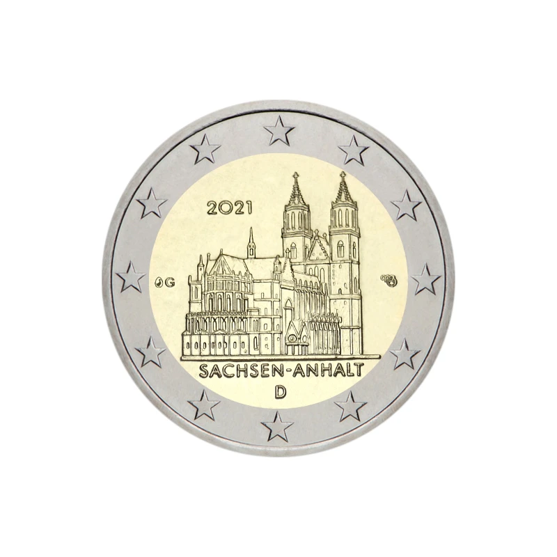 Alemanha 2021 – Catedral de Magddeburg – 2€ 