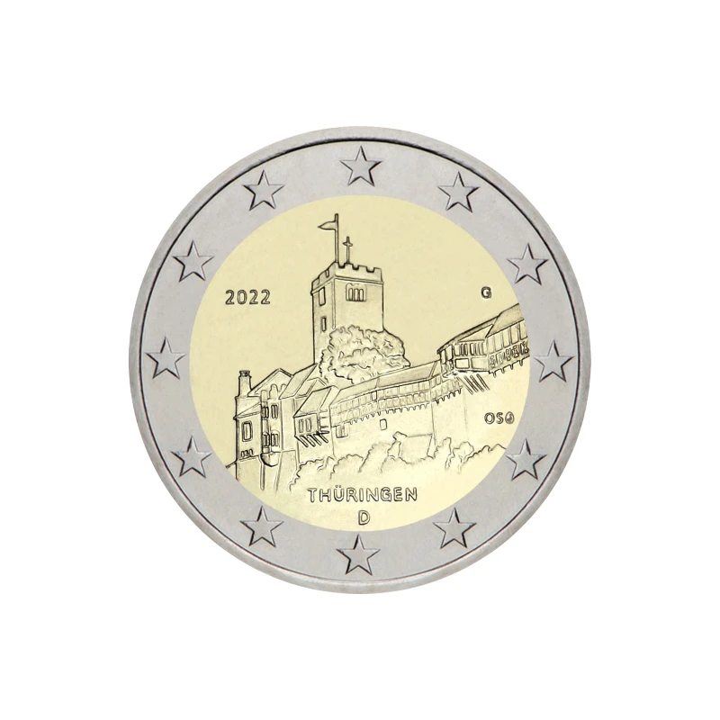 Alemanha 2022 – Turingia  – 2€