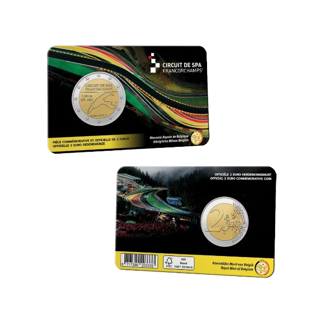 Bélgica 2025 – Circuito de Spa-Francorchamps  2€ CC754:977