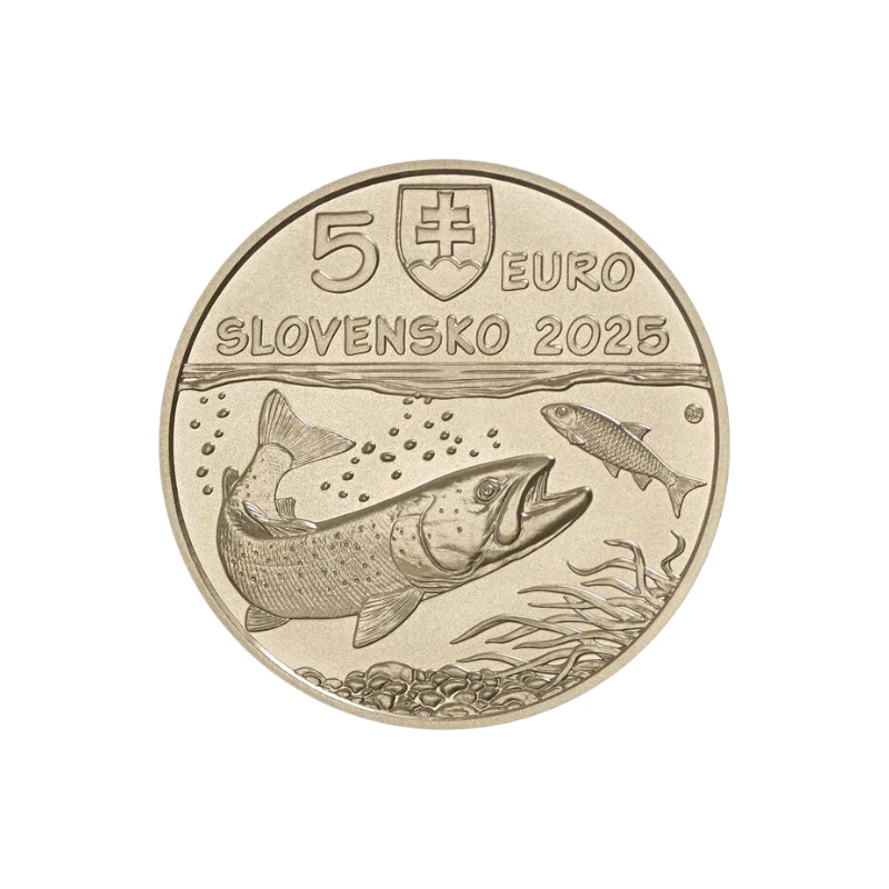 Eslovaquia 2025 – Salmão Danúbio – 5€ 