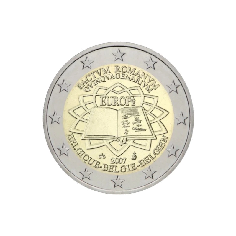 Bélgica 2007 –Tratado de Roma – 2€ 