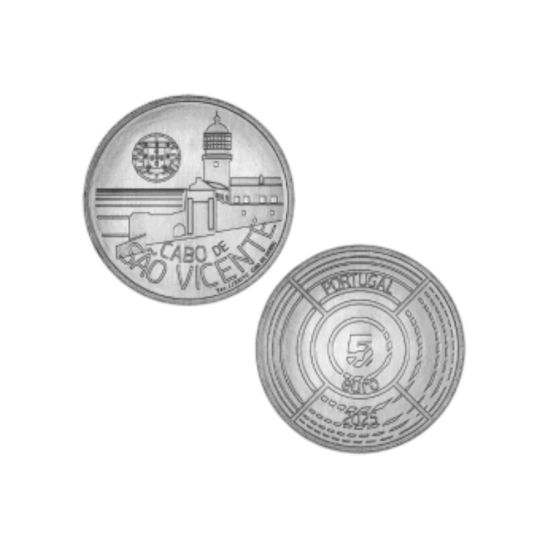 Portugal 2025 – Cabo São Vicente – 5€ UNC
