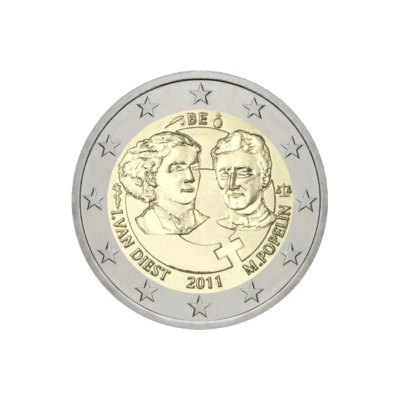 Bélgica 2011 – Dia Internacional da Mulher 2€