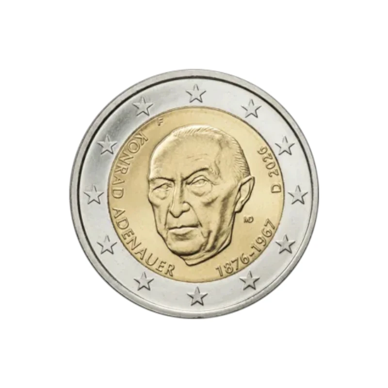 Alemanha 2026 – Konrad Adenauer – 2€