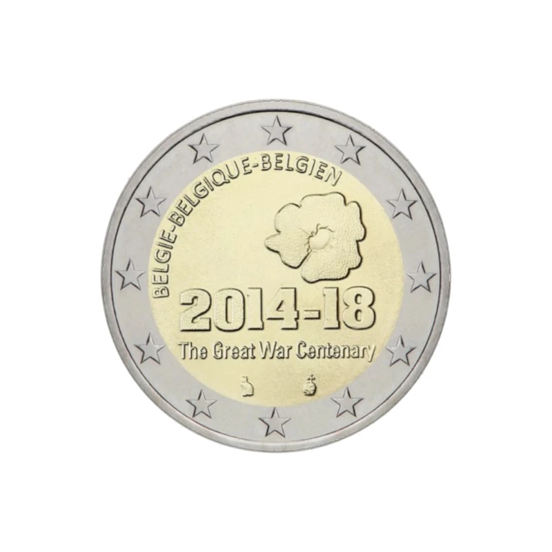 Bélgica 2014 – Primeira Guerra Mundial 2€