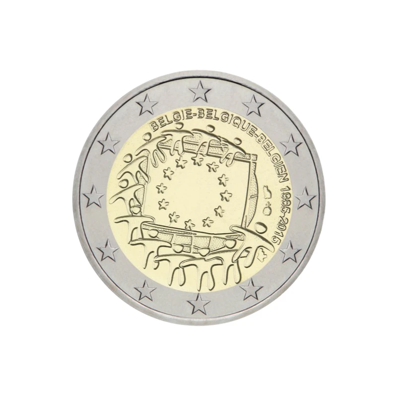 Bélgica 2015 – Bandeira EU – 2€