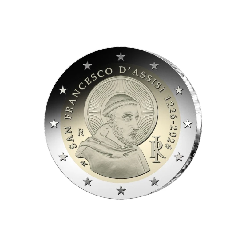 Itália 2026 – Francisco de Assis – 2€ Proof