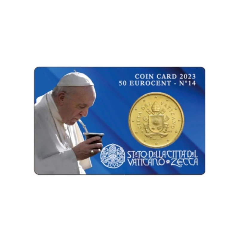 Vaticano 2023 - Coincard 0.50€ - Nº14