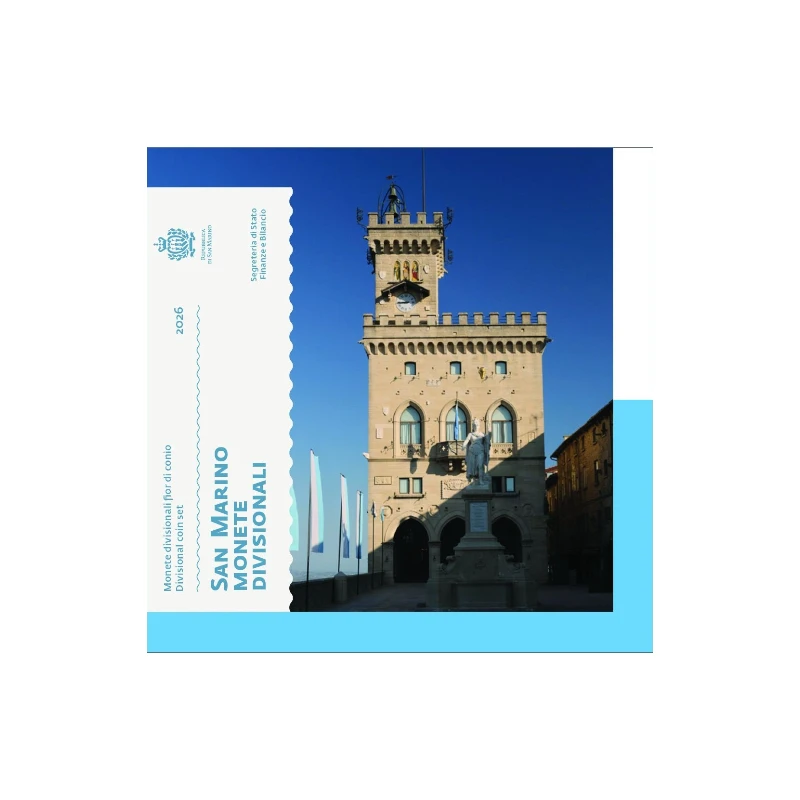 San Marino 2026 – Serie anual –3.88€ BU