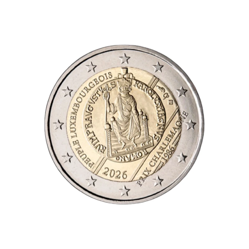 Luxemburgo 2026 – Prémio Internacional Carlos Magno – 2€ 