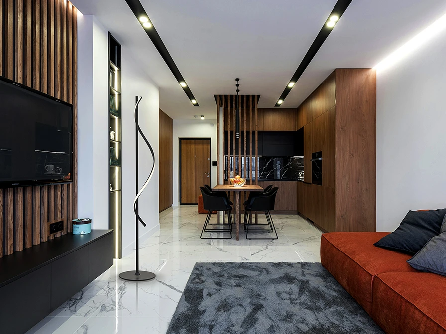 Boa - BOA- CANDEEIRO DE PÉ SALA PRETO