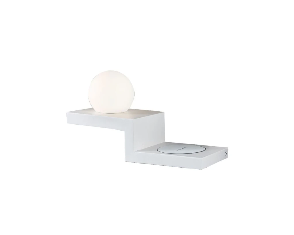 Aplique Zanzibar Branco com Carregador
