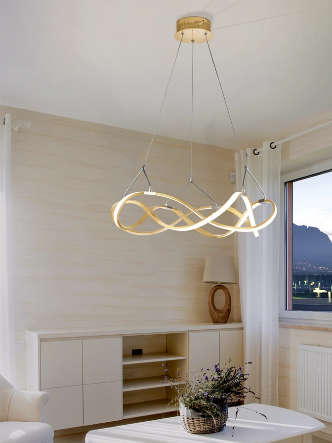 Molly - CANDEEIRO LED ·MOLLY· 53Ø OURO ROSA