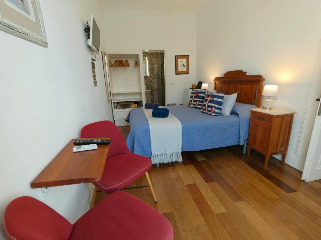 Bed and room interior